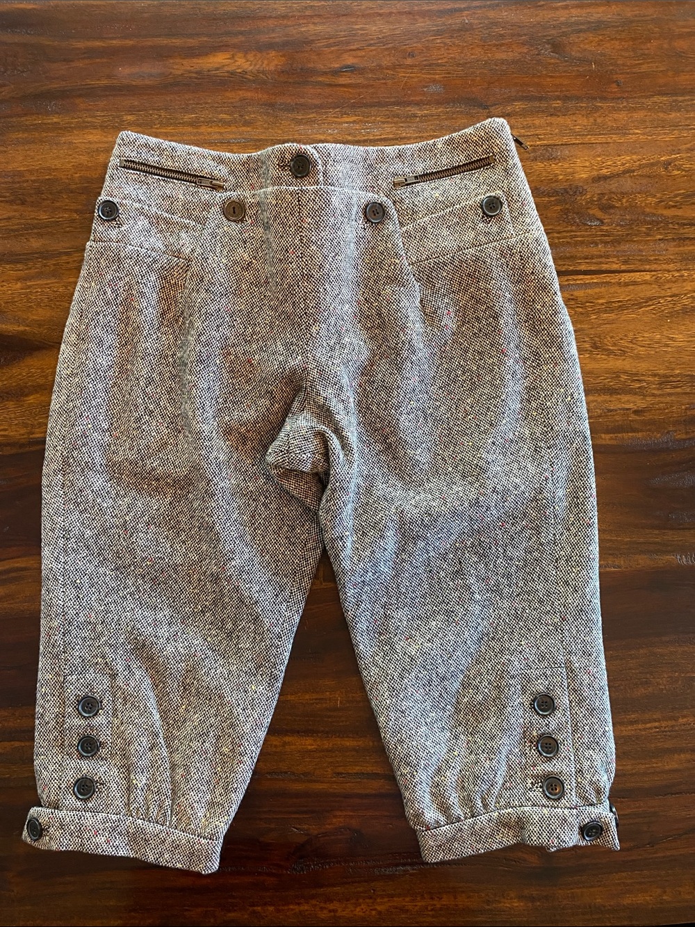 VTG L.A.M.B. Gwen Stefani Fall 2005 Archival Wool Tweed Cropped Knickers